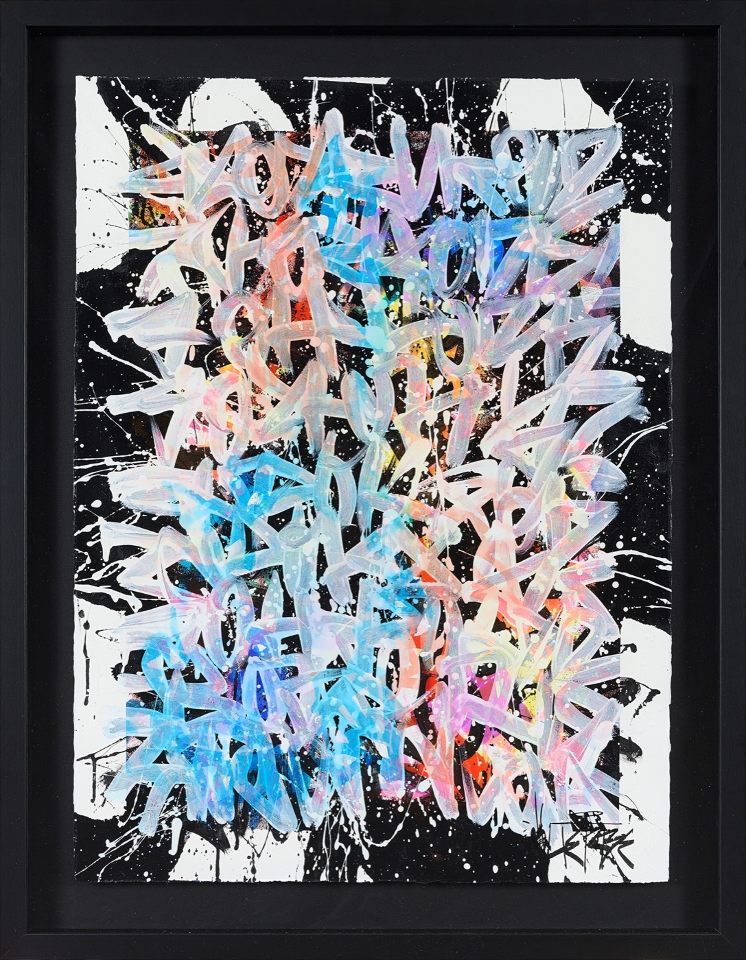 Encrage framed artwork by Nicolas Herbé.