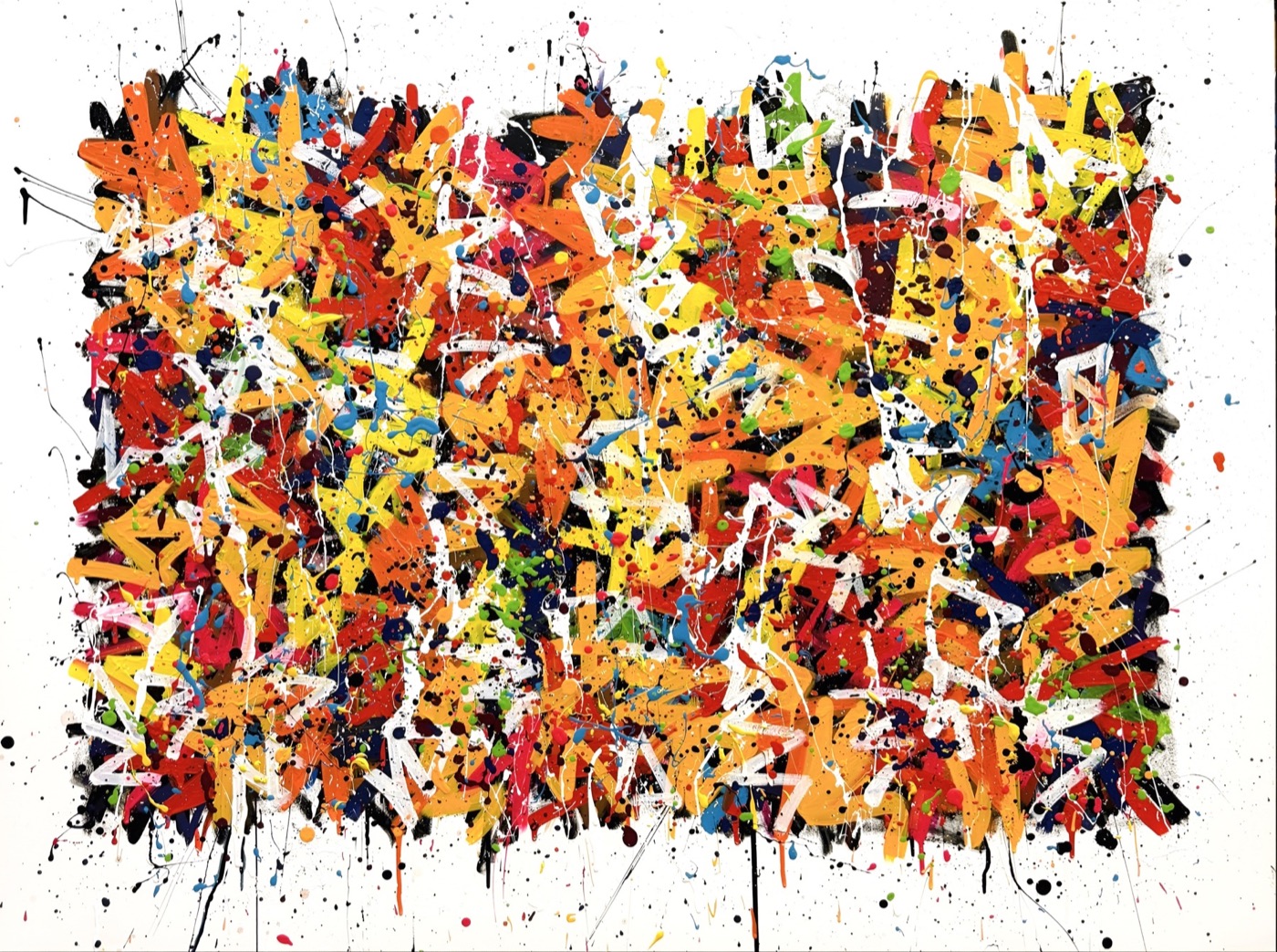 Intention collection artwork by Nicolas Herbé in warm orange and yellow tones.